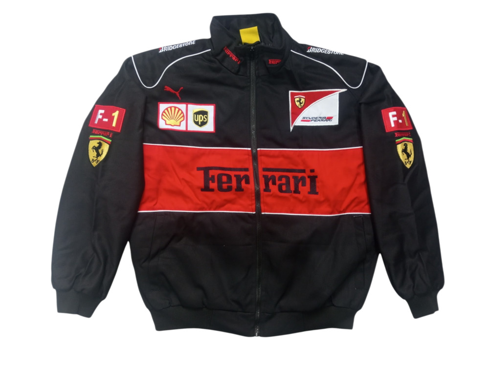 Vintage Ferrari NASCAR Style Jacket – Size L